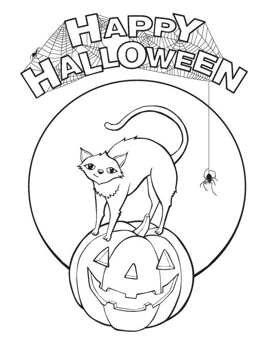 35 Free Halloween Coloring Pages for 2024 14