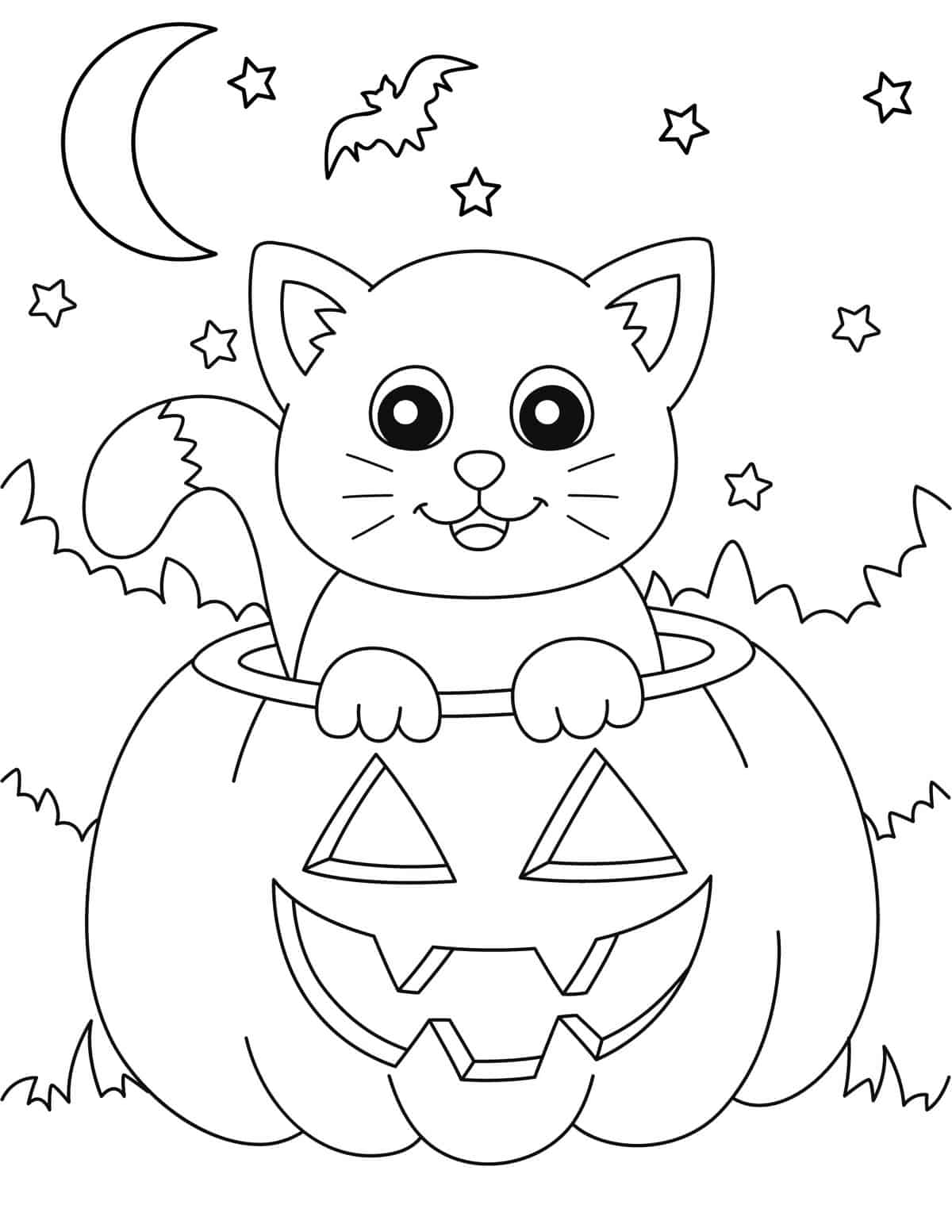 35 Free Halloween Coloring Pages for 2024 29