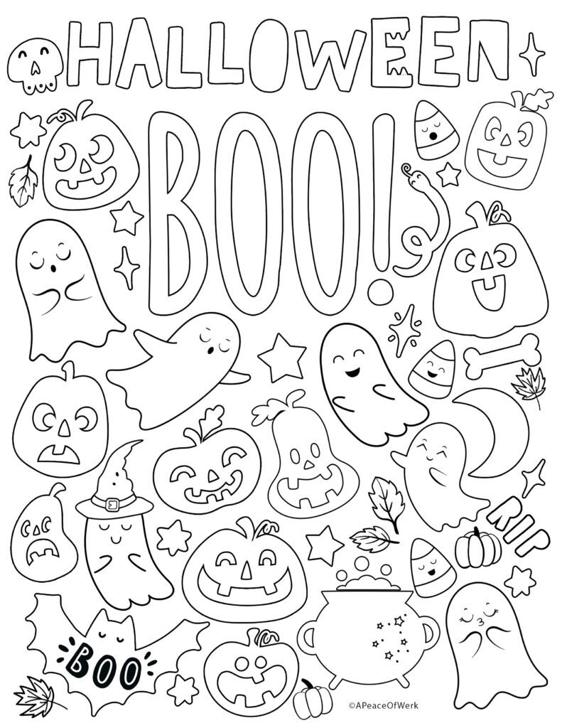 35 Free Halloween Coloring Pages for 2024 31