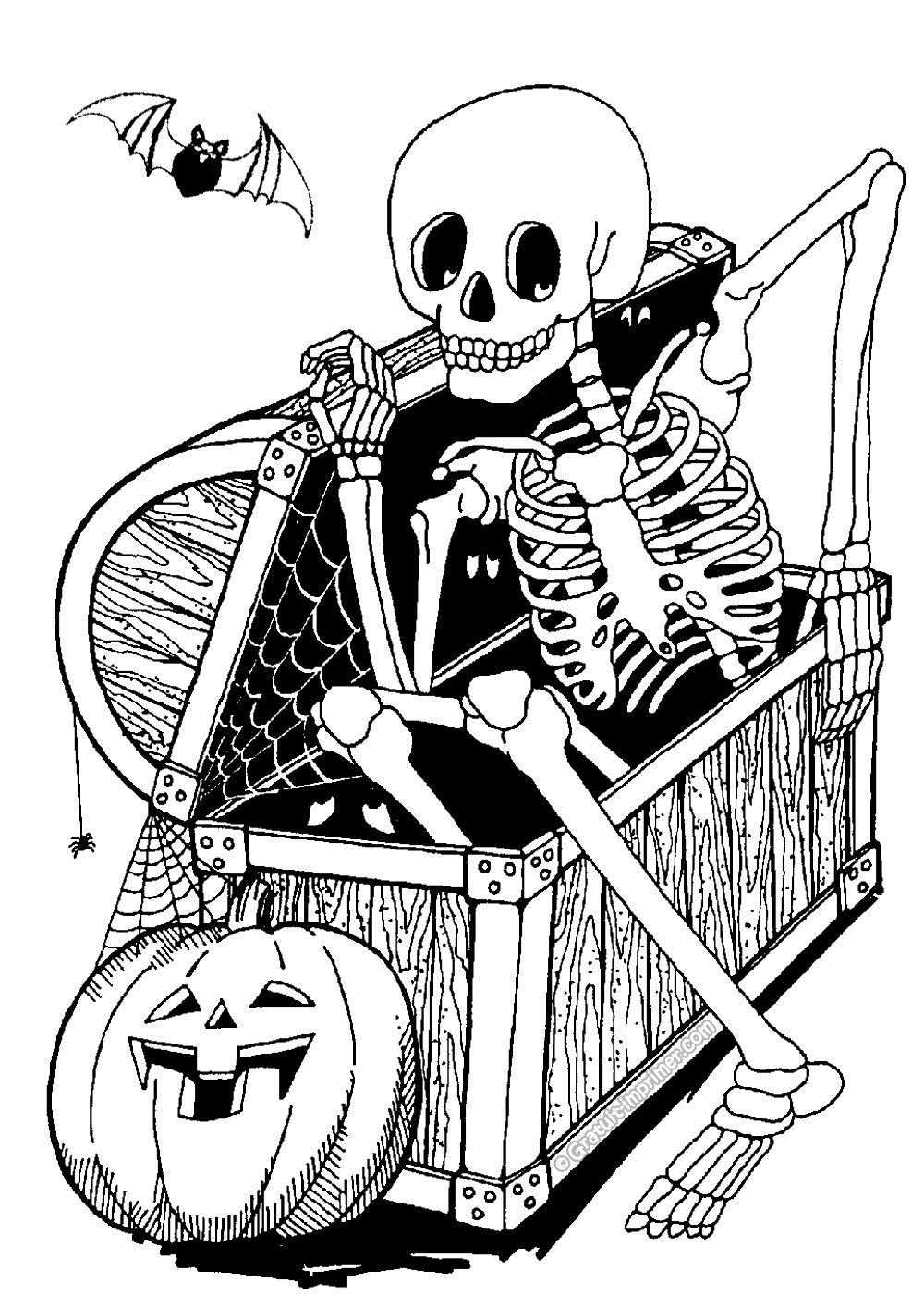 35 Free Halloween Coloring Pages for 2024 4