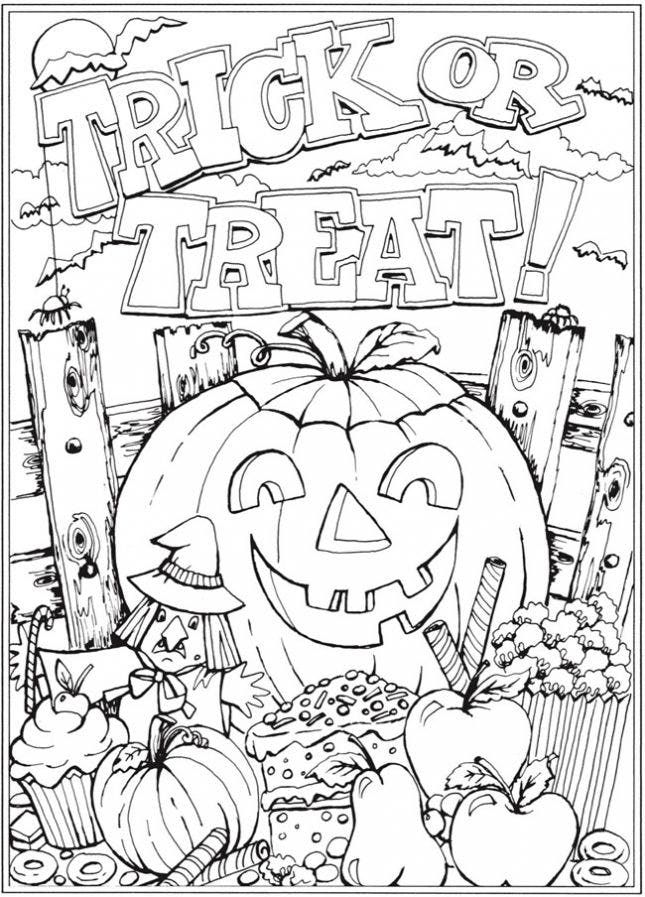 36 Enjoy Halloween Coloring Pages - Creative Fun 12