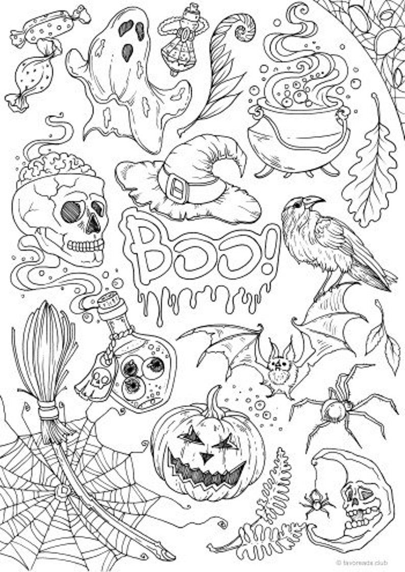 36 Enjoy Halloween Coloring Pages - Creative Fun 14