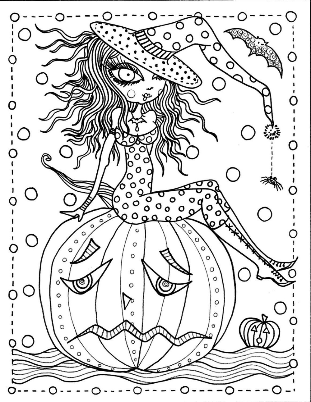 36 Enjoy Halloween Coloring Pages - Creative Fun 20