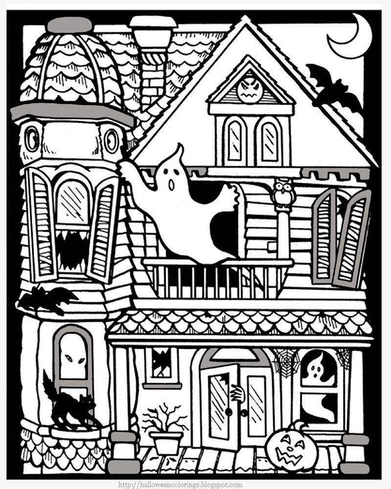 36 Enjoy Halloween Coloring Pages - Creative Fun 26