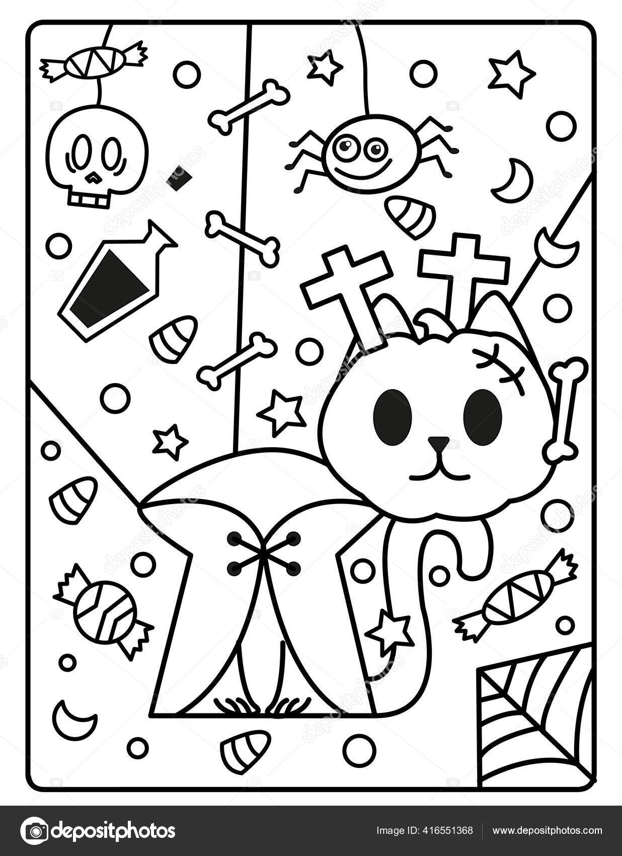 36 Enjoy Halloween Coloring Pages - Creative Fun 35