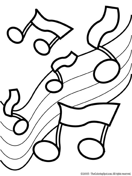 36 Free Instrument Coloring Pages Printable Music 17