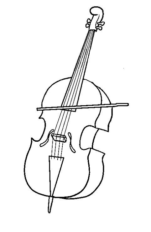 36 Free Instrument Coloring Pages Printable Music 20