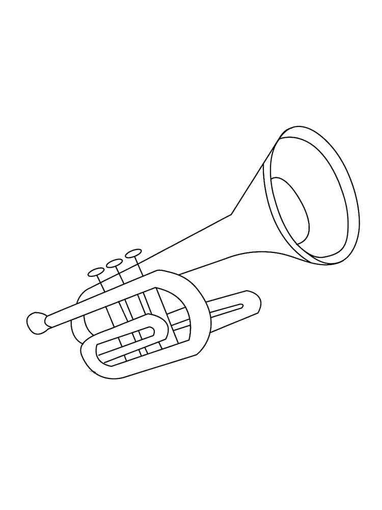 36 Free Instrument Coloring Pages Printable Music 35