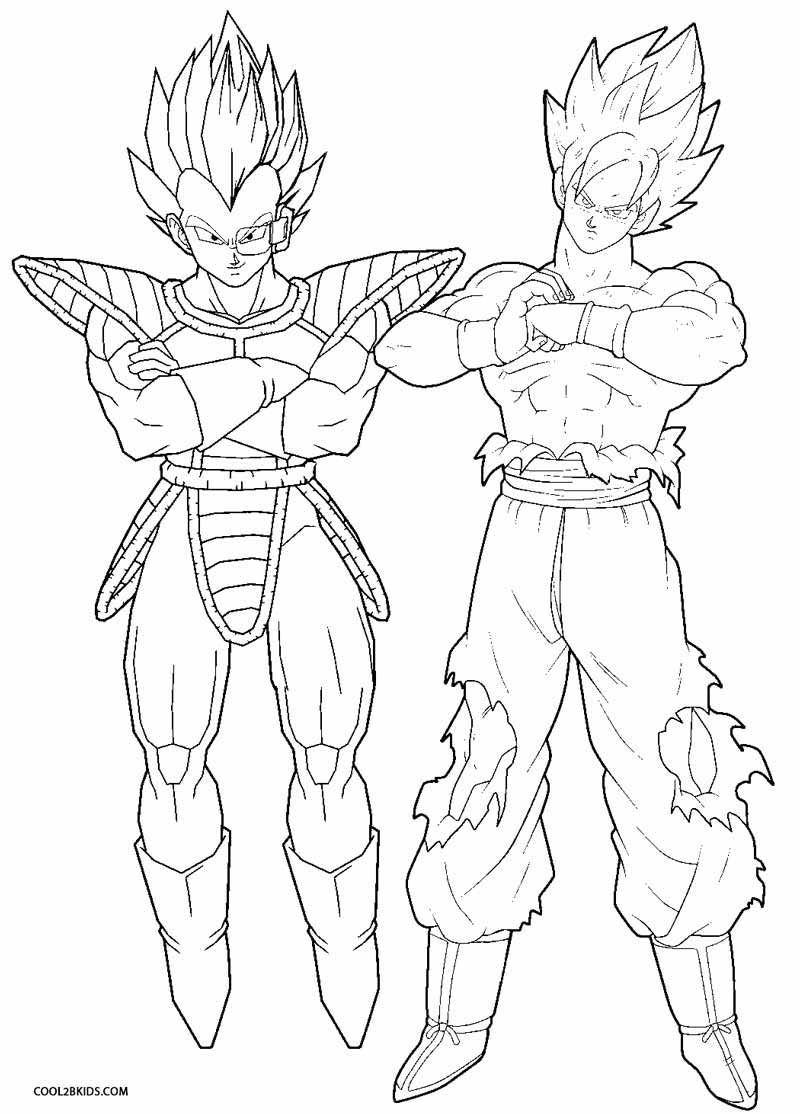 37 Goku Kaioken Coloring Pages Printable 13