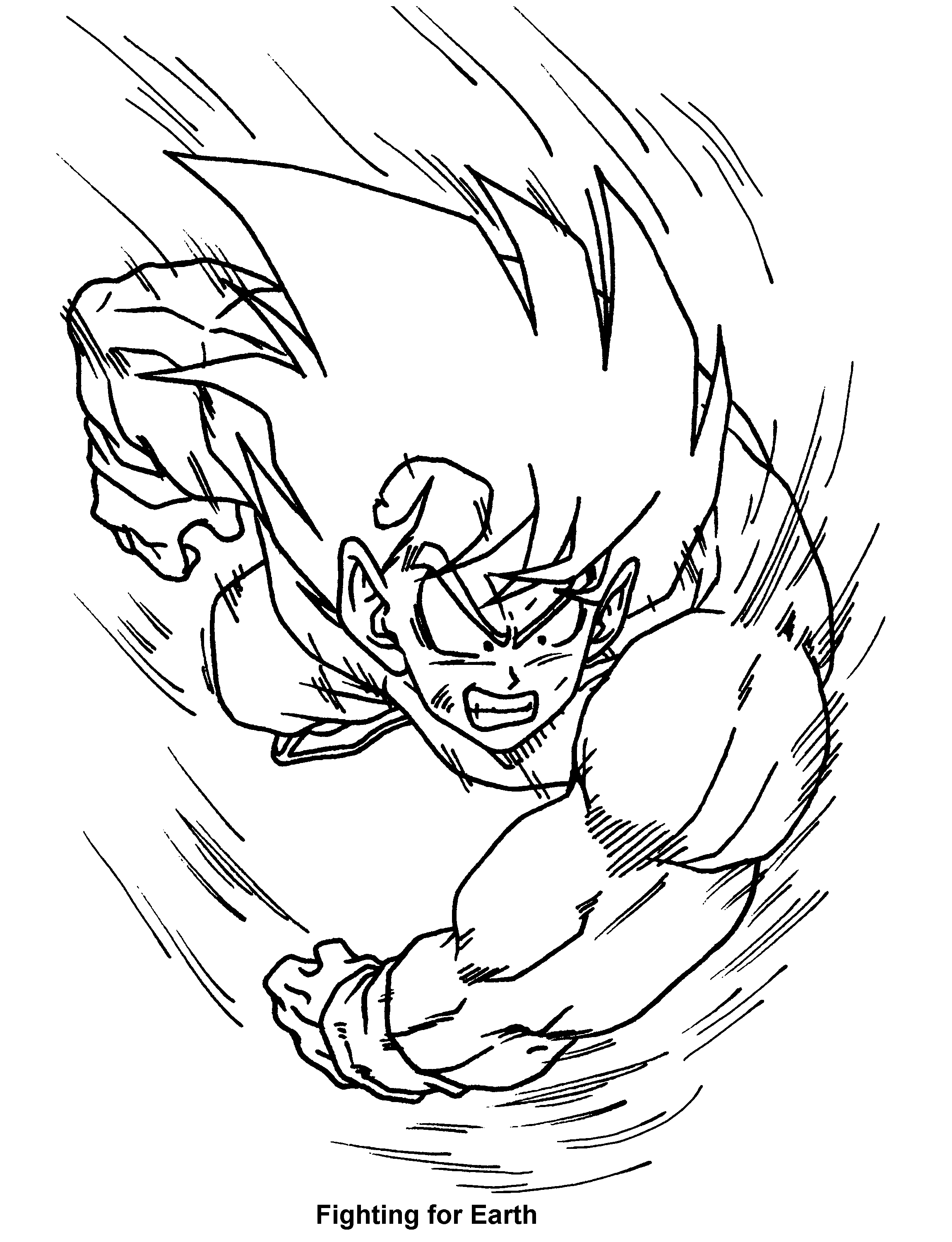 37 Goku Kaioken Coloring Pages Printable 16