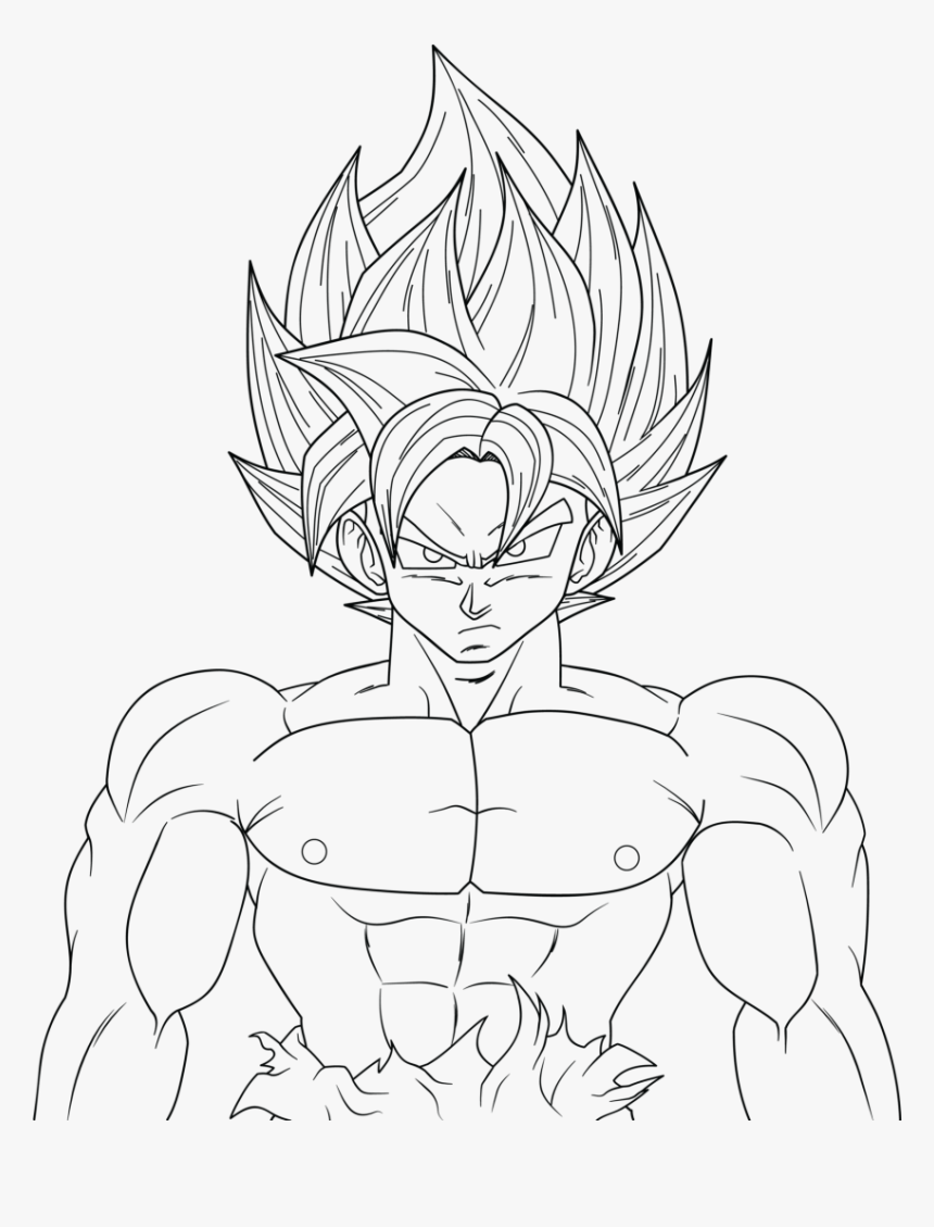 37 Goku Kaioken Coloring Pages Printable 23