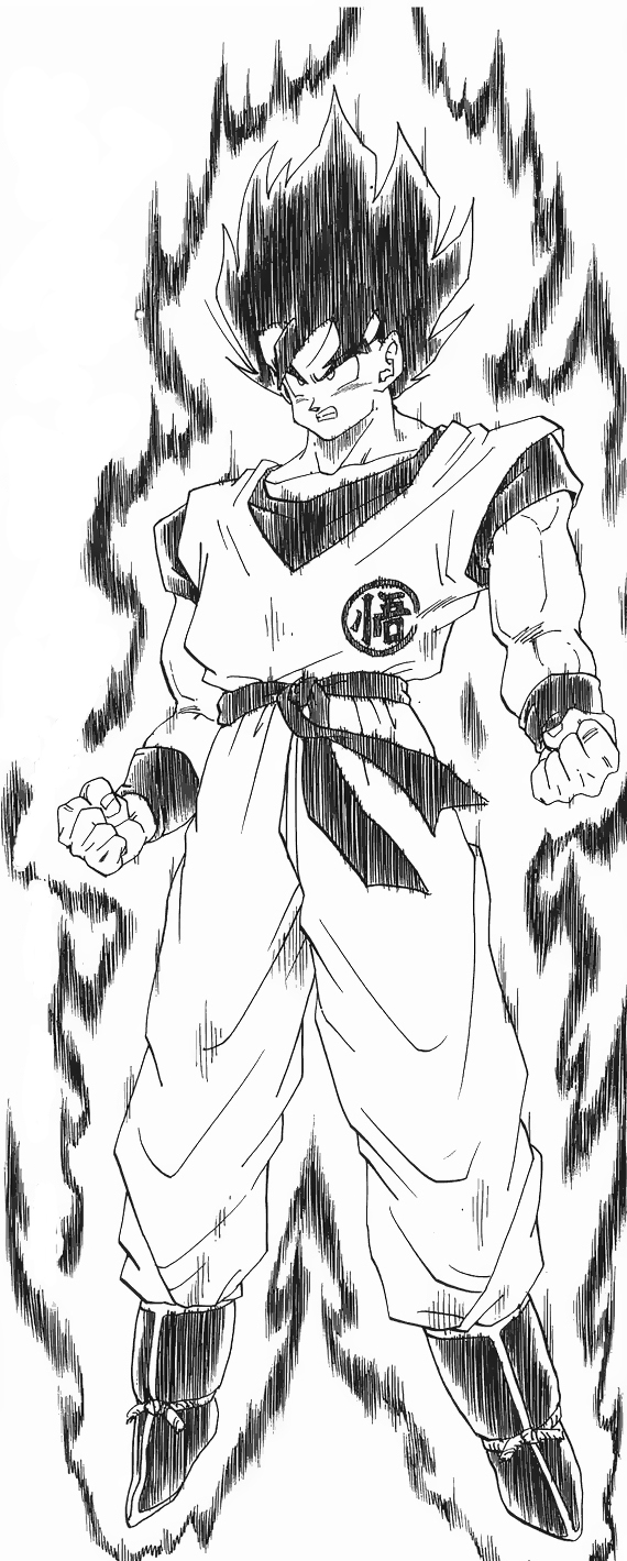 37 Goku Kaioken Coloring Pages Printable 29