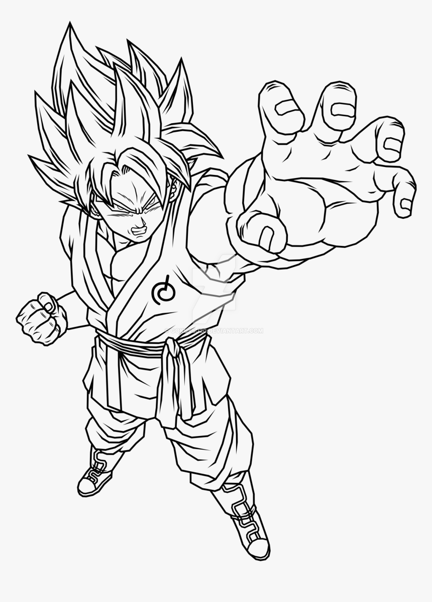 37 Goku Kaioken Coloring Pages Printable 35