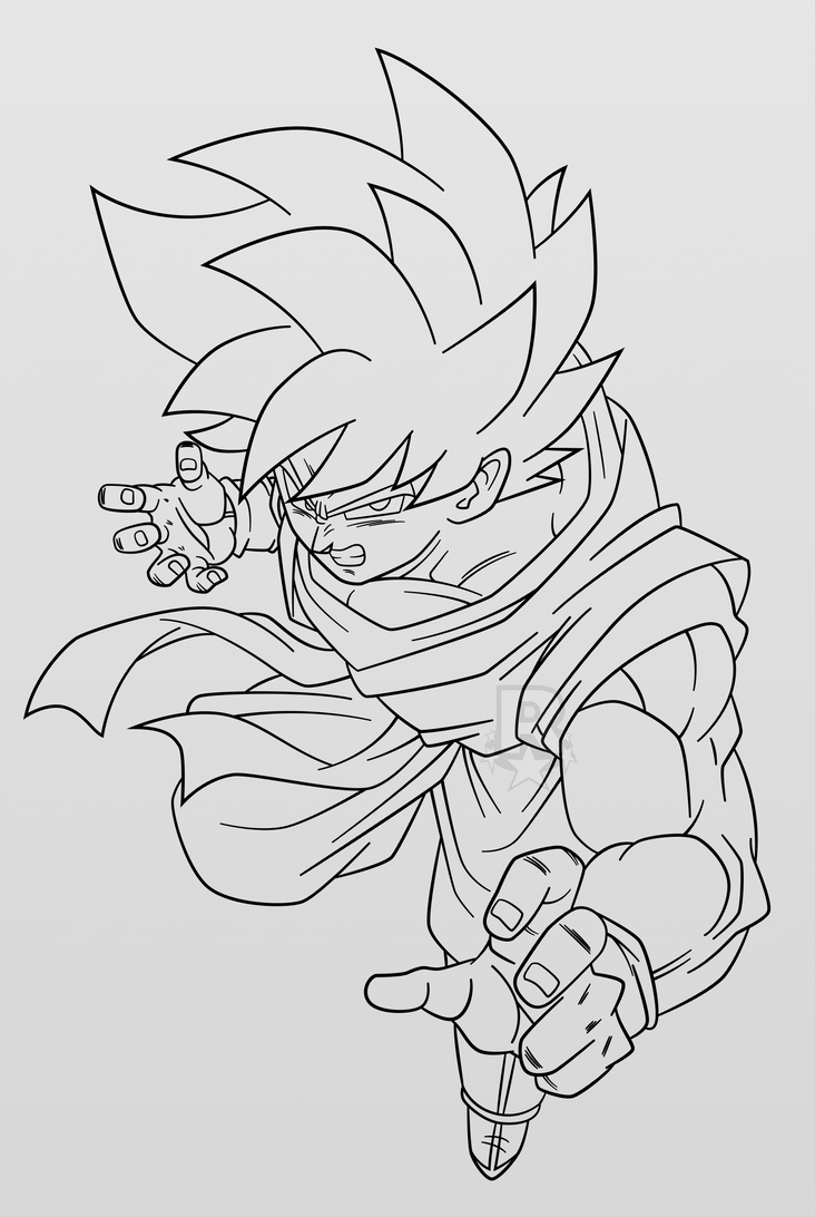 37 Goku Kaioken Coloring Pages Printable 5