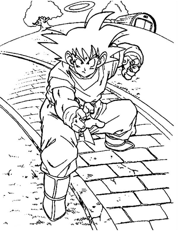 37 Goku Kaioken Coloring Pages Printable 6