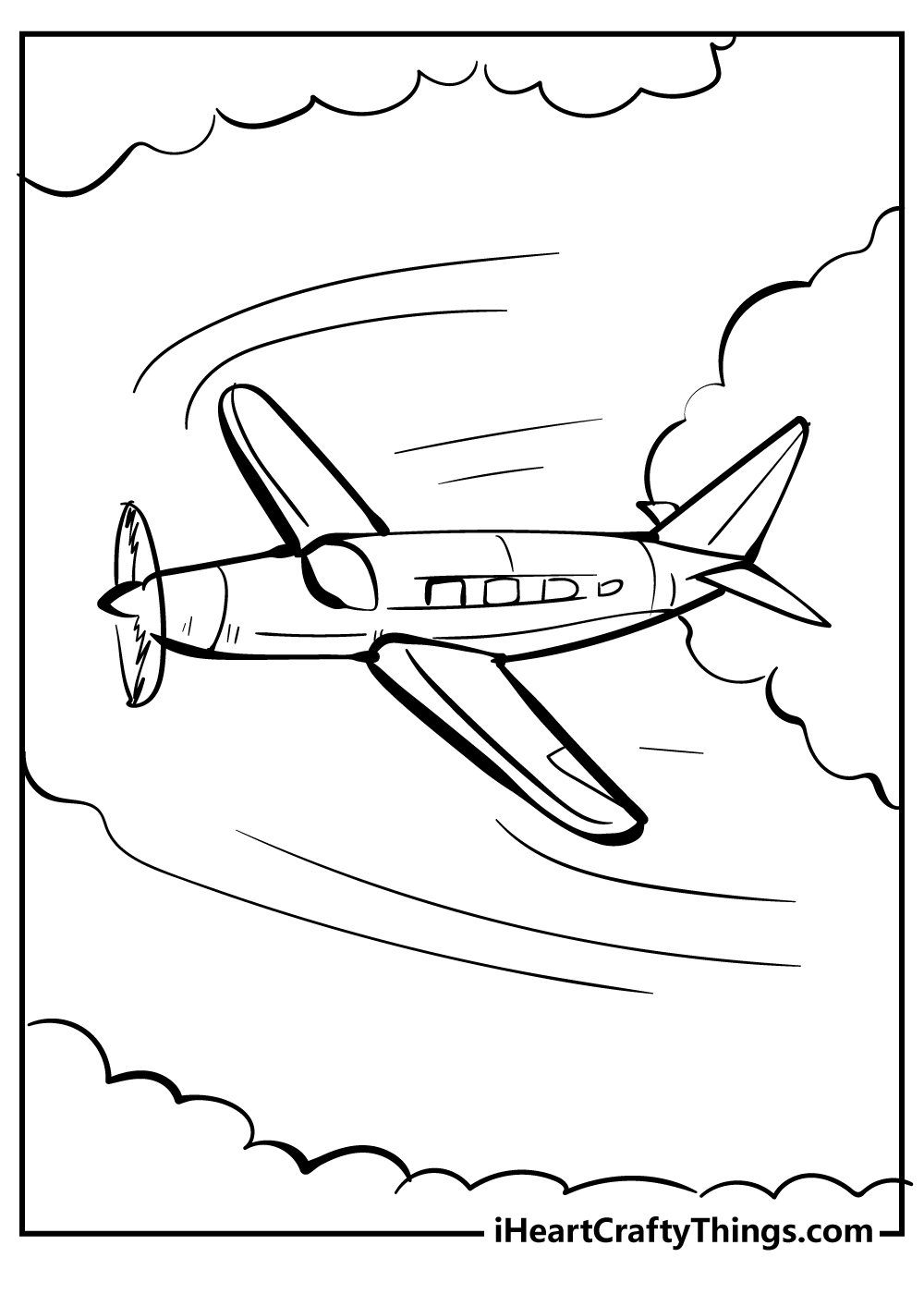 38 Flight Coloring Pages Adventure Printable 1