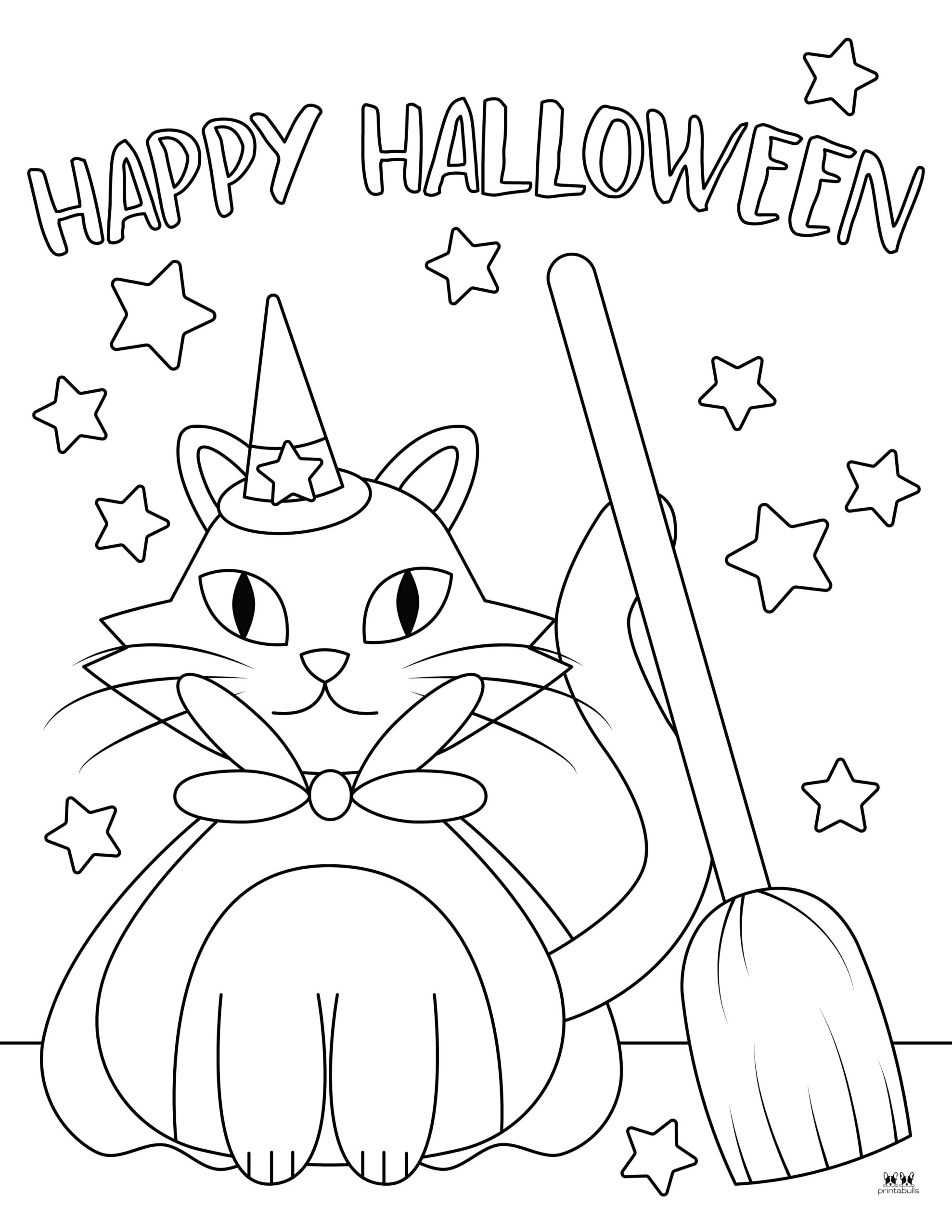 38 Premium Happy Halloween Coloring Pages for Kids 15