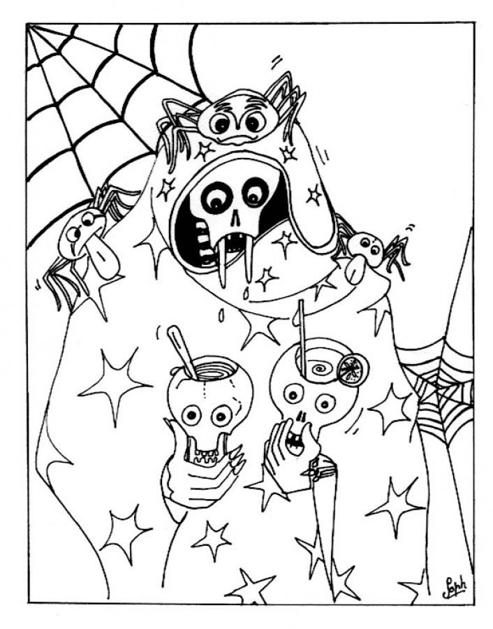 38 Premium Happy Halloween Coloring Pages for Kids 22