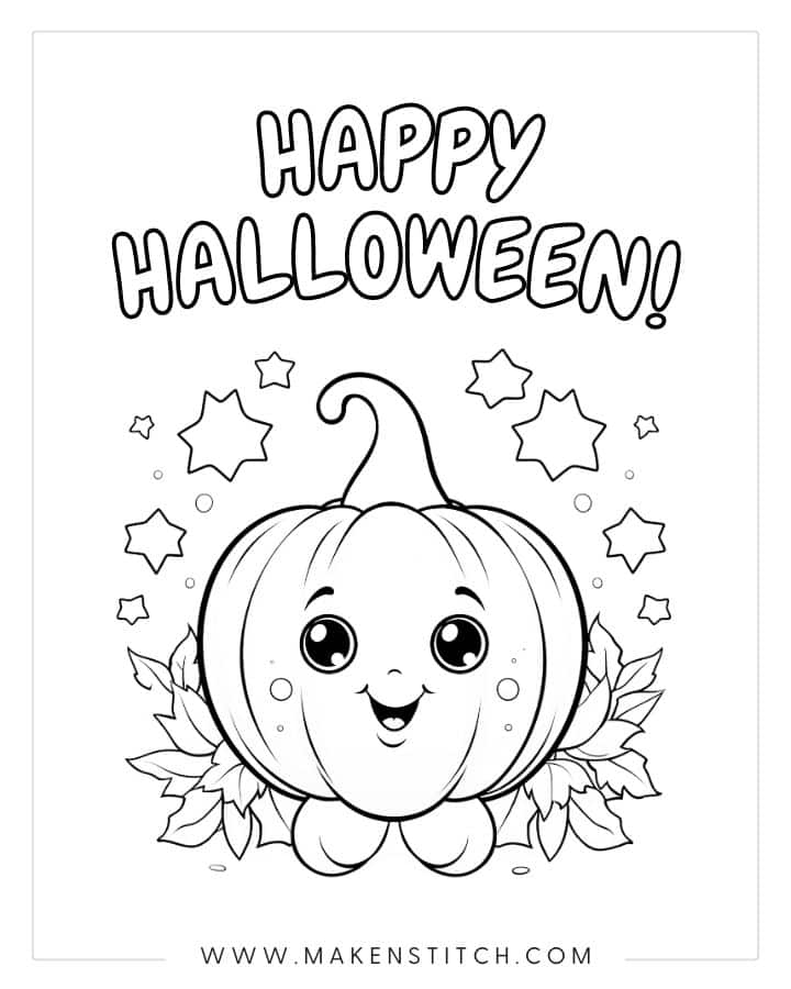 38 Premium Happy Halloween Coloring Pages for Kids 26