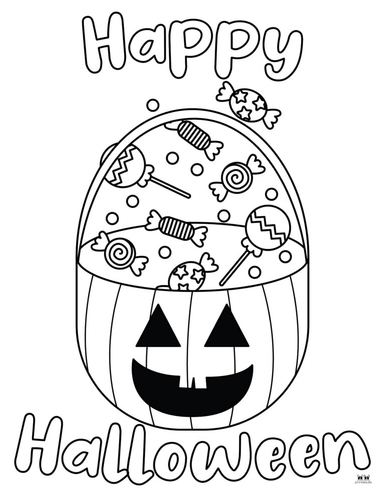 38 Premium Happy Halloween Coloring Pages for Kids 33