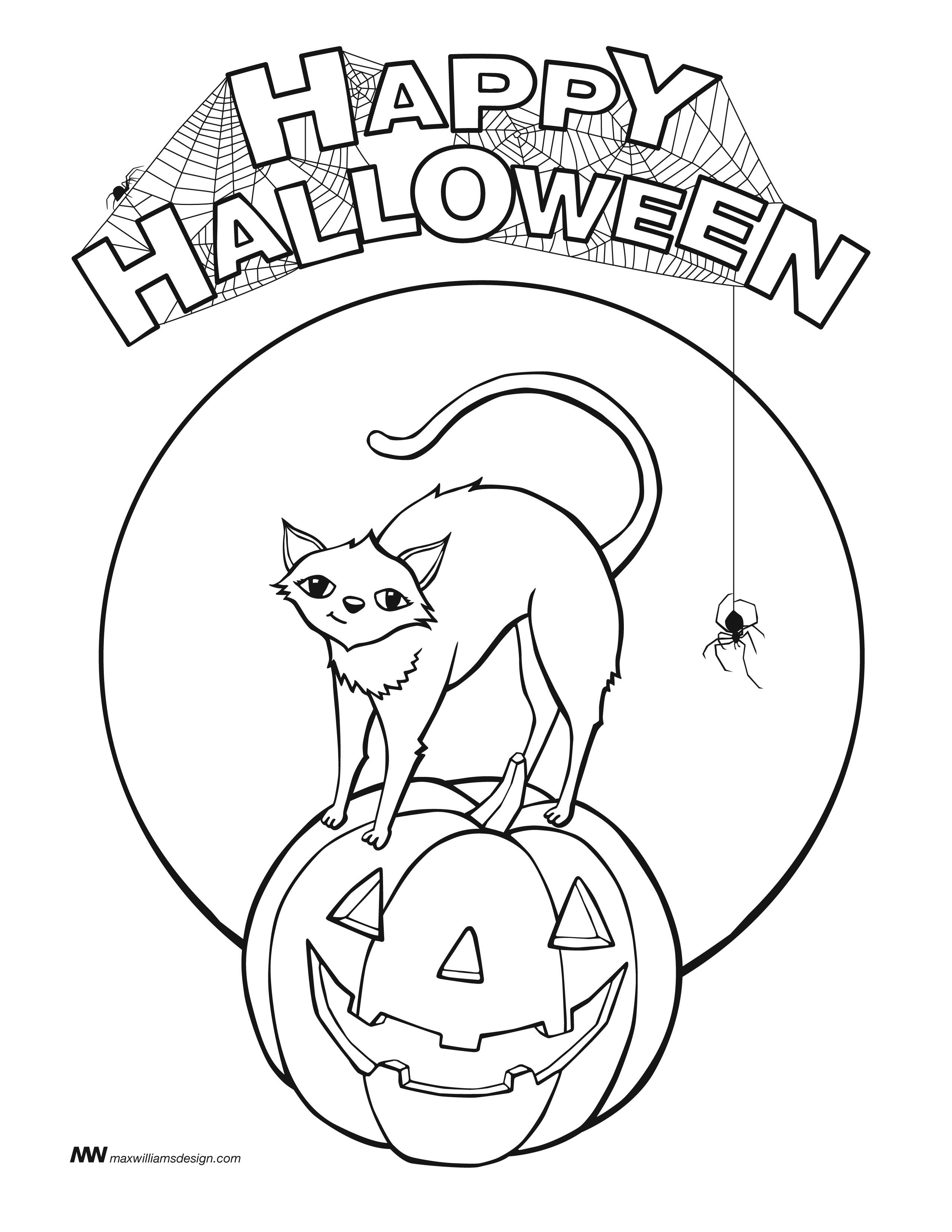 38 Premium Happy Halloween Coloring Pages for Kids 5