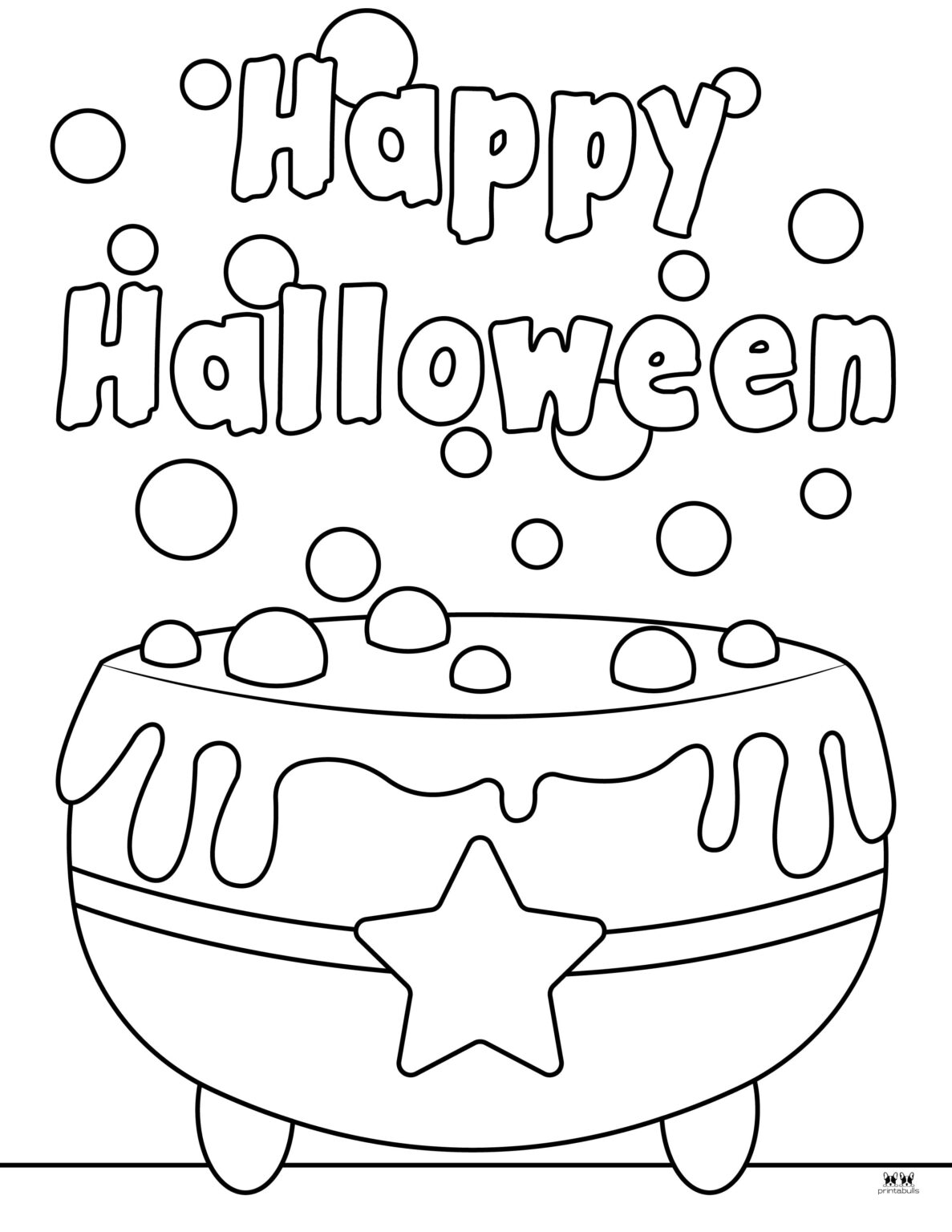 38 Premium Happy Halloween Coloring Pages for Kids 9