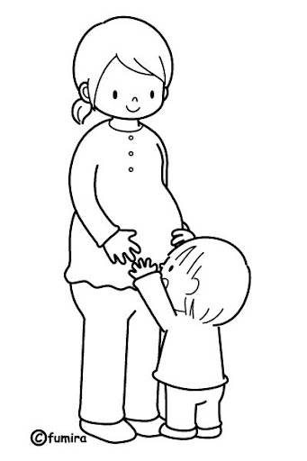 39 Free Printable Pregnancy Coloring Pages 11