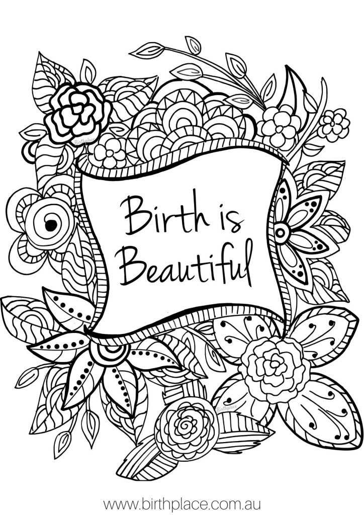 39 Free Printable Pregnancy Coloring Pages 17