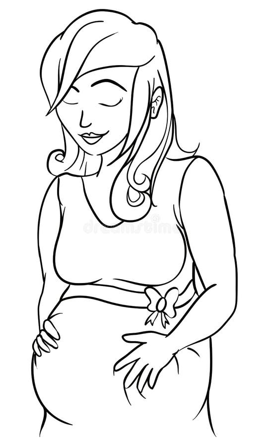 39 Free Printable Pregnancy Coloring Pages 2