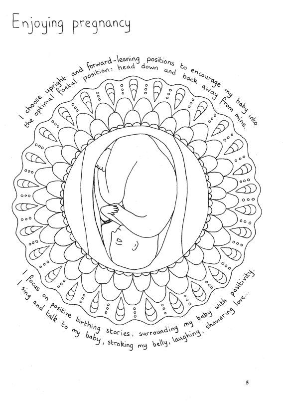 39 Free Printable Pregnancy Coloring Pages 20