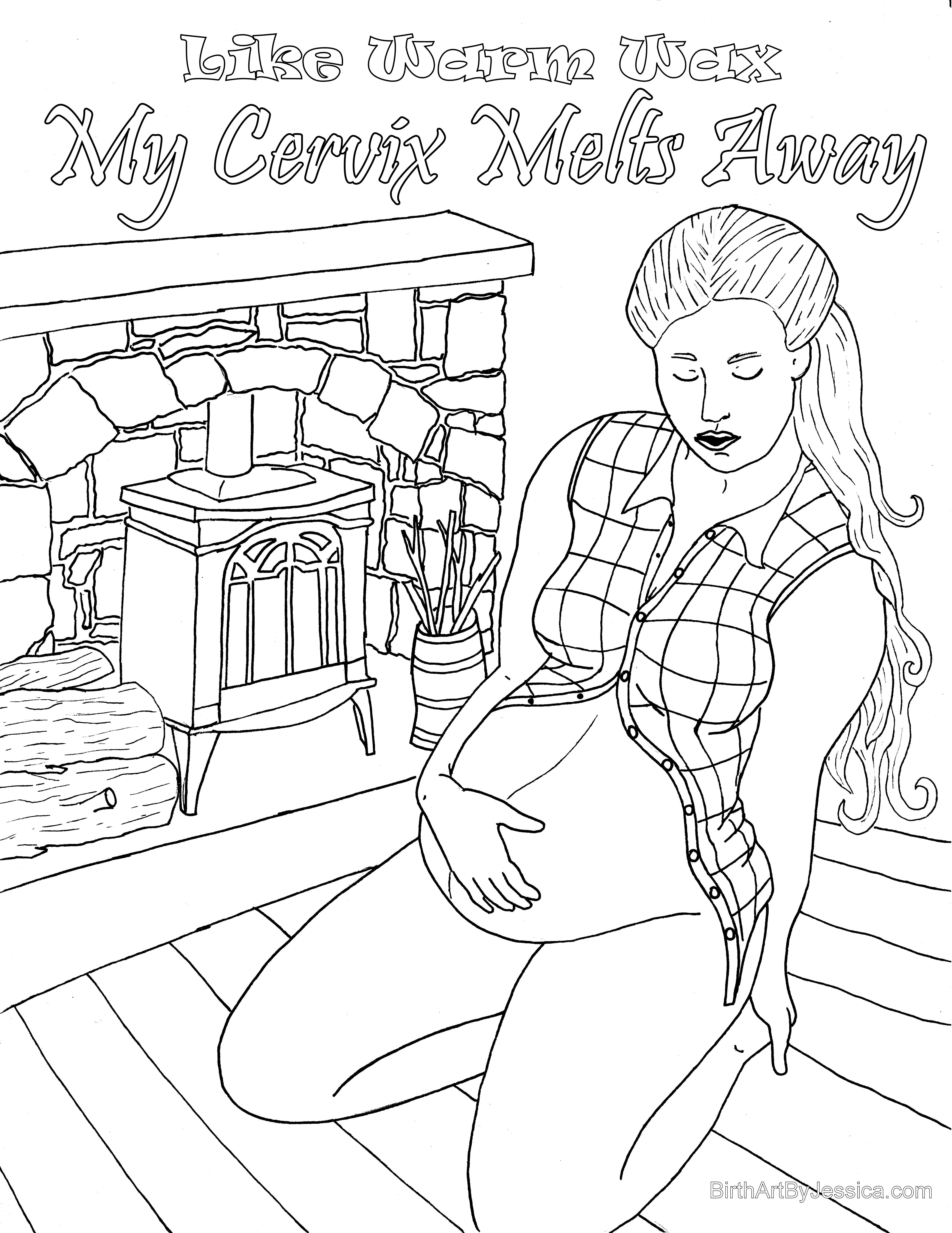 39 Free Printable Pregnancy Coloring Pages 24