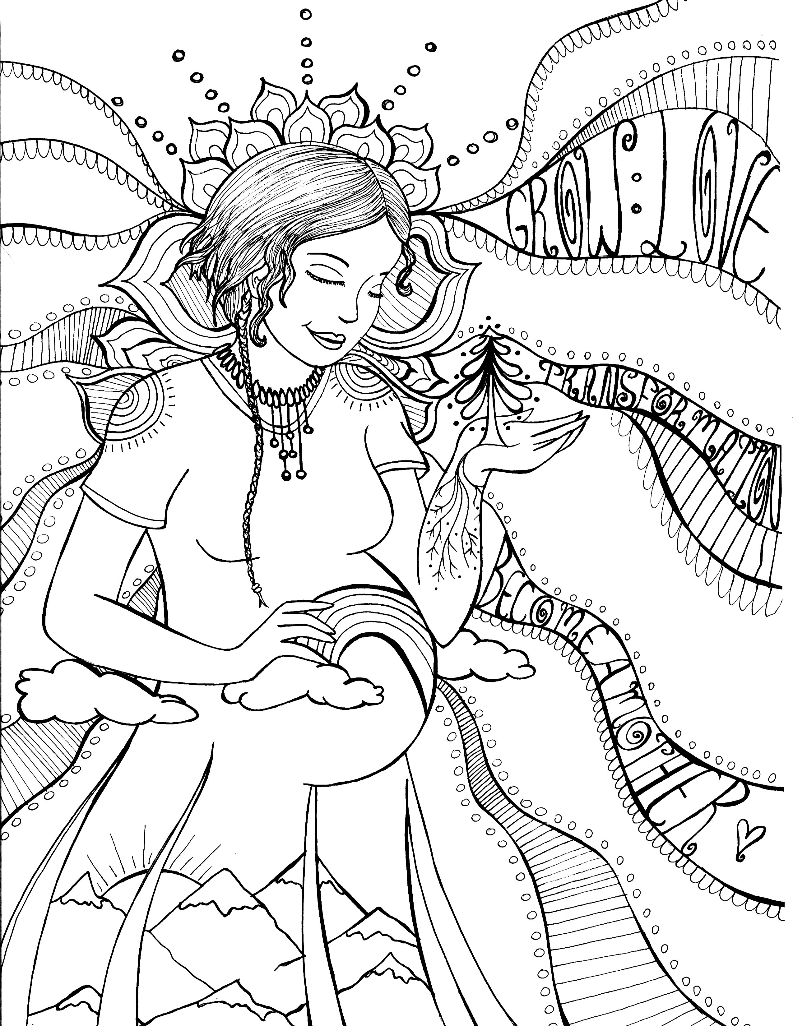 39 Free Printable Pregnancy Coloring Pages 26