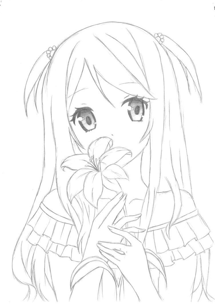 174+ Exciting Anime Girl Coloring Pages Printable