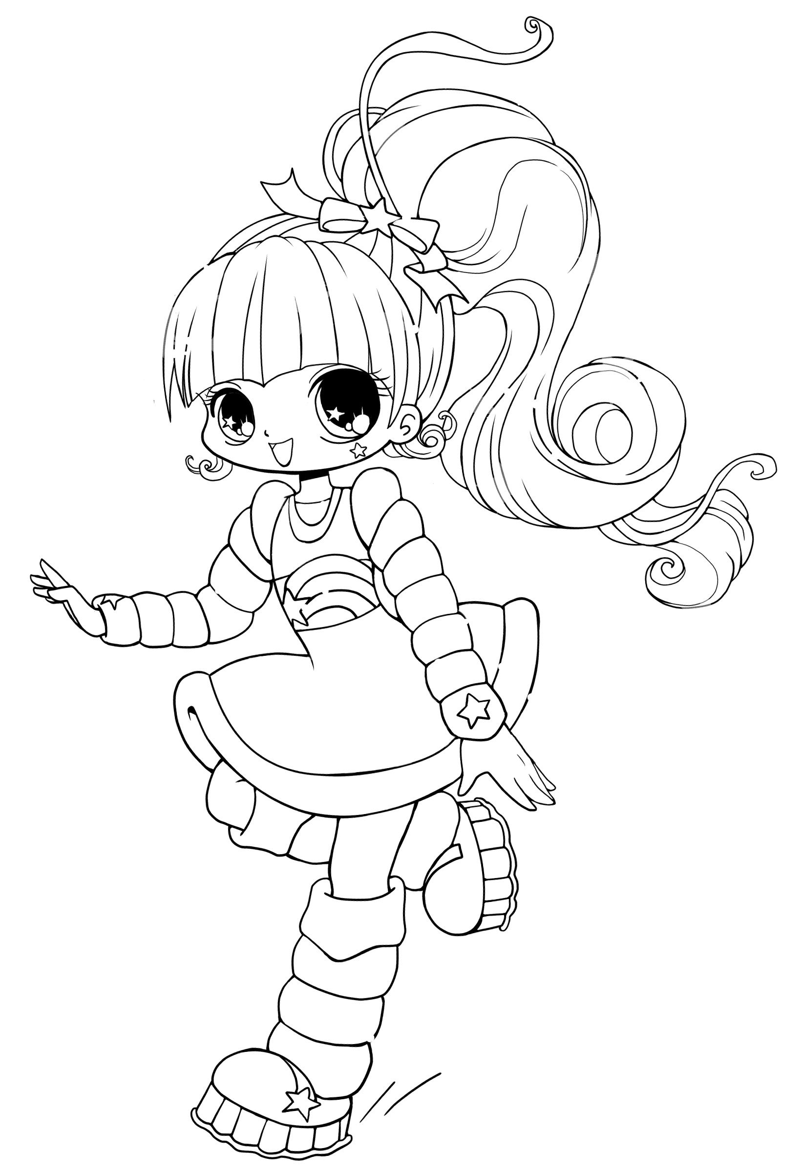 150+ Artistic Anime Girl Coloring Pages Printable