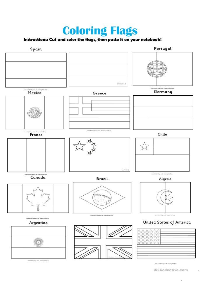 181+ Unique Countries Coloring Pages Printable