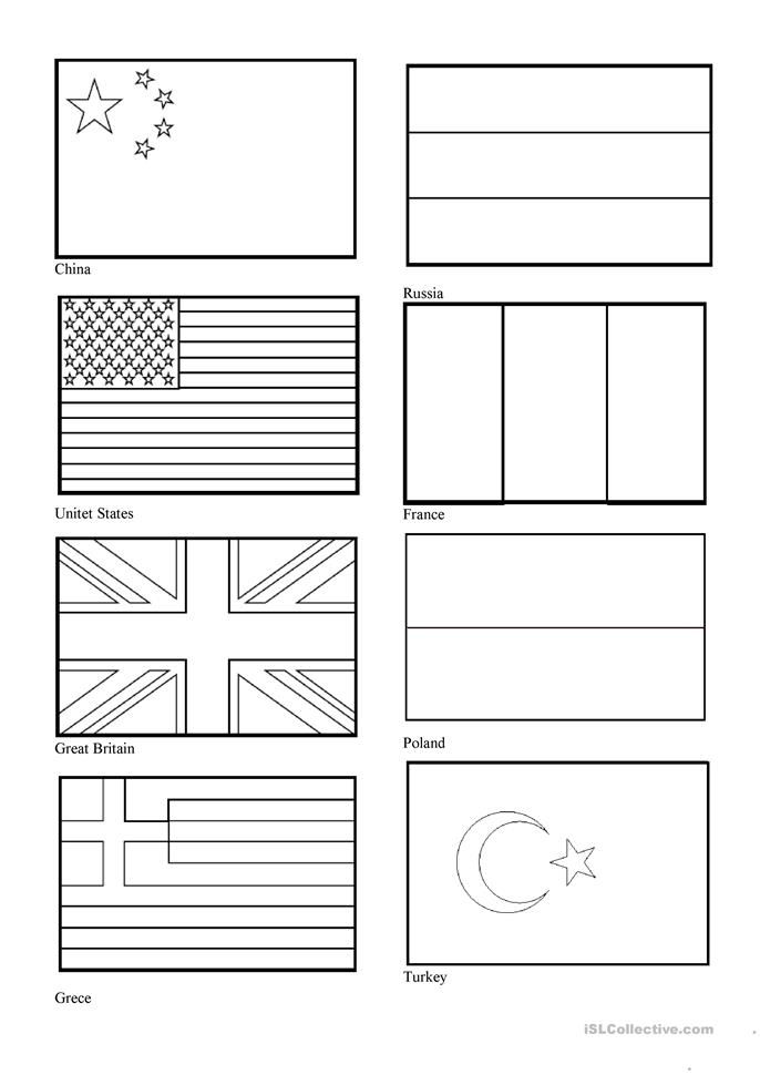 82+ Vibrant Countries Coloring Pages Printable