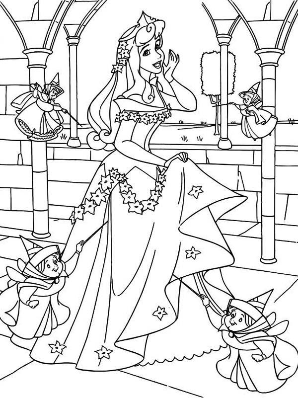 190+ Captivating Aurora Coloring Pages Printable