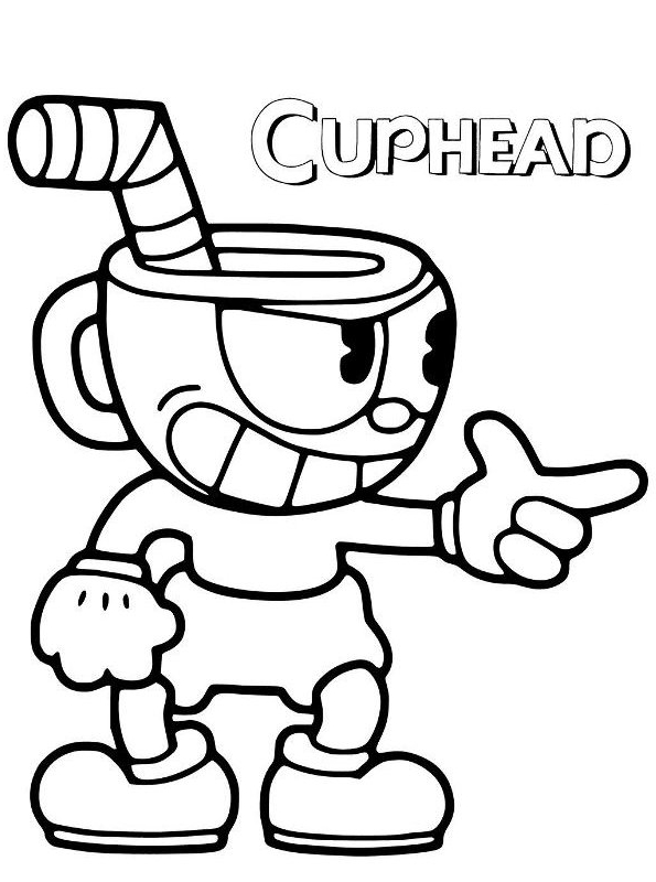 110+ Inspiring Cuphead Coloring Pages Printable