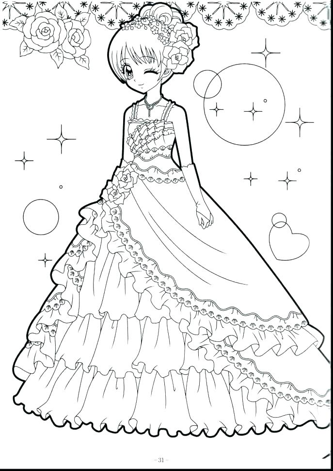 166+ Spectacular Anime Girl Coloring Pages Printable