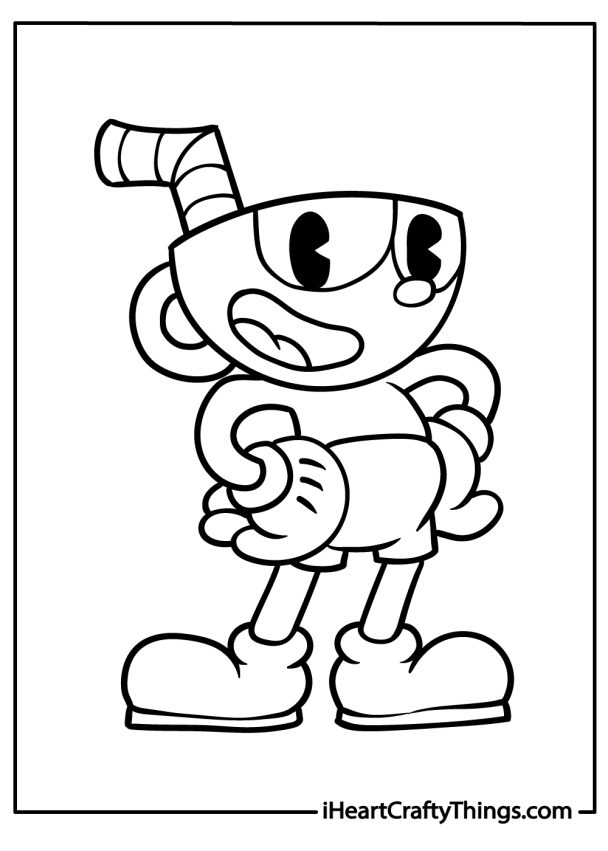 162+ Joyful Cuphead Coloring Pages Printable