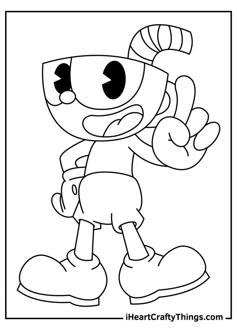 188+ Joyous Cuphead Coloring Pages Printable