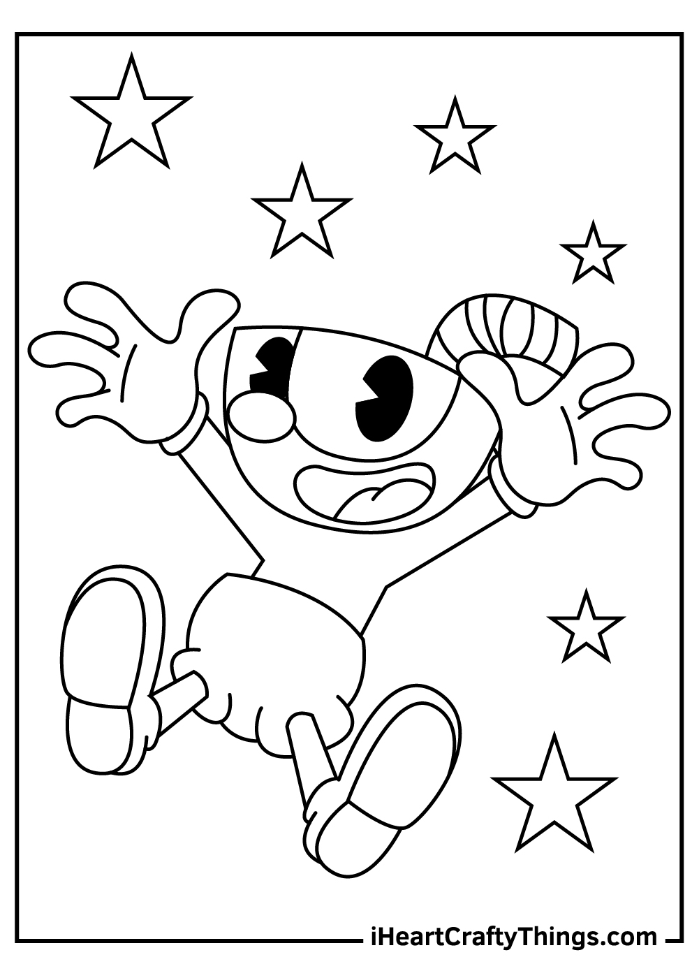 173+ Imaginative Cuphead Coloring Pages Printable