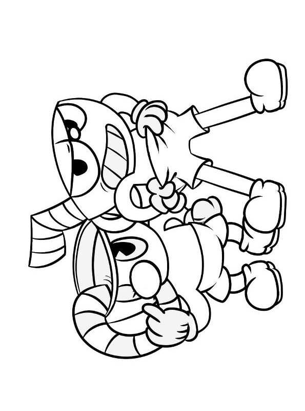 91+ Imaginative Cuphead Coloring Pages Printable