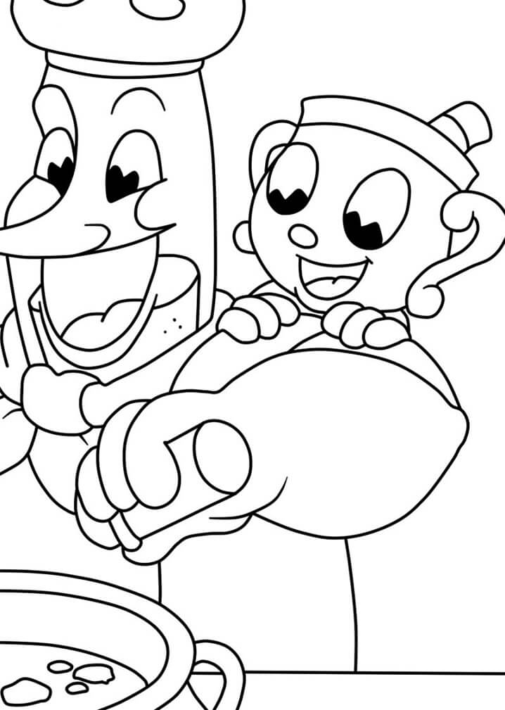 101+ Joyful Cuphead Coloring Pages Printable