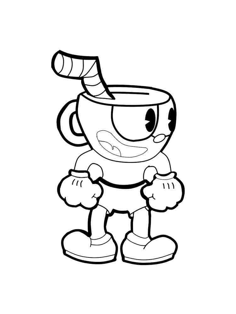 110+ Cheerful Cuphead Coloring Pages Printable