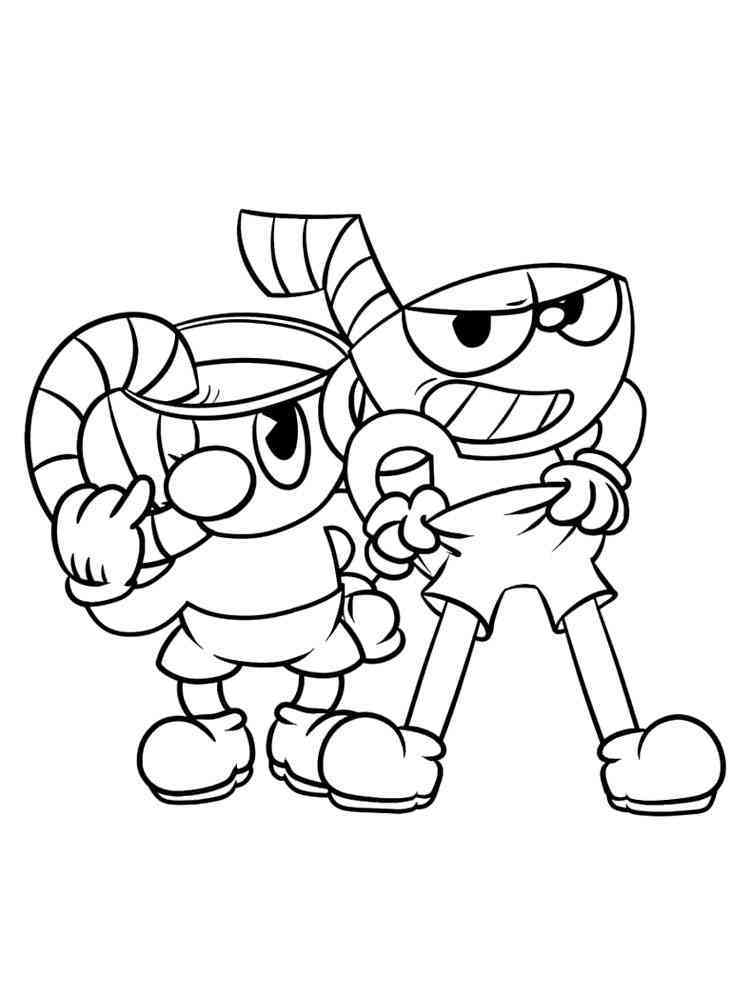 162+ Bright Cuphead Coloring Pages Printable