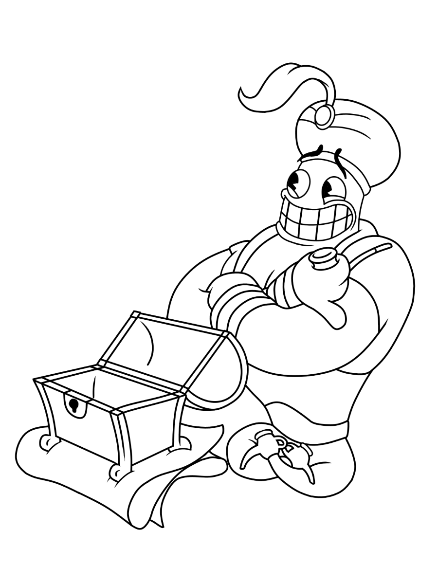 94+ Spectacular Cuphead Coloring Pages Printable