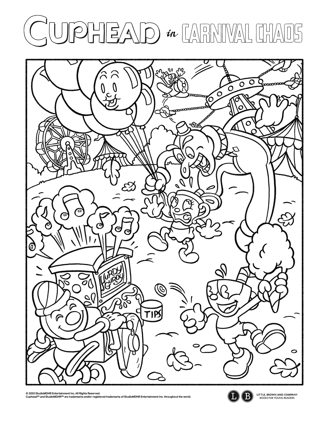 152+ Bright Cuphead Coloring Pages Printable