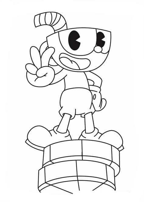 52+ Joyous Cuphead Coloring Pages Printable