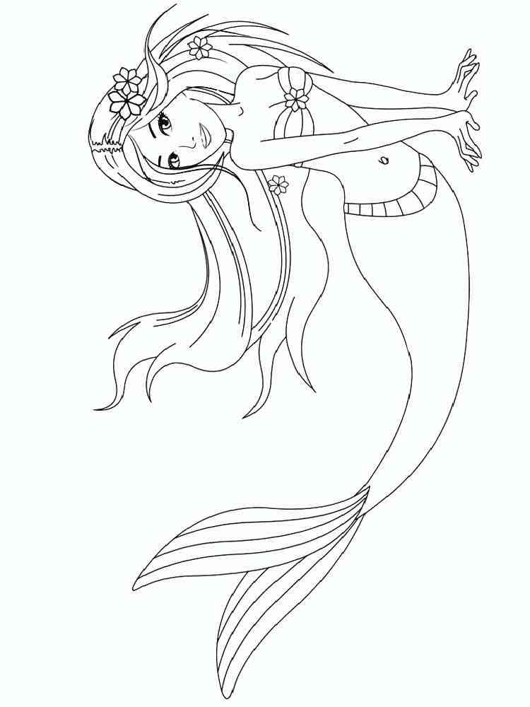 174+ Joyous Mermaid Coloring Pages Printable